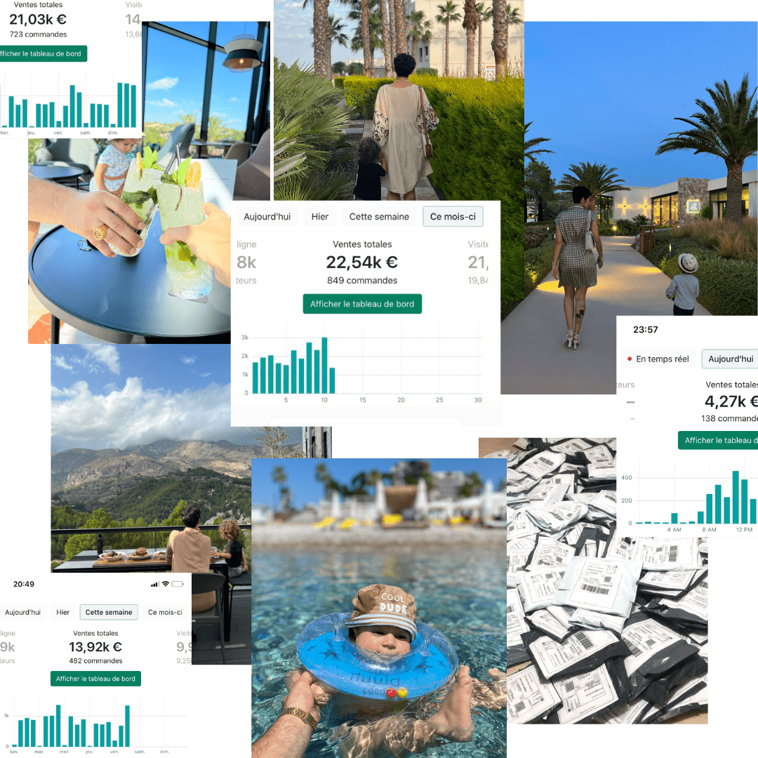 Captures de revenus et vie d'entrepreneuse Gamze
